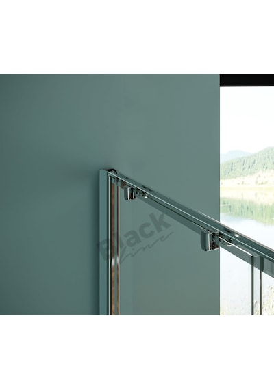 Blackline İki Duvar Arası 5 Mm Temperli Cam Duşakabin H:190 Şeffaf
