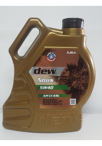 Dew Nous 5W-40 Motor Yağı 3.2 L