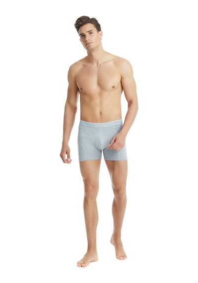 Blackspade Erkek Pamuk Elastan Boxer Tender Cotton 9233 - Gri Melanj