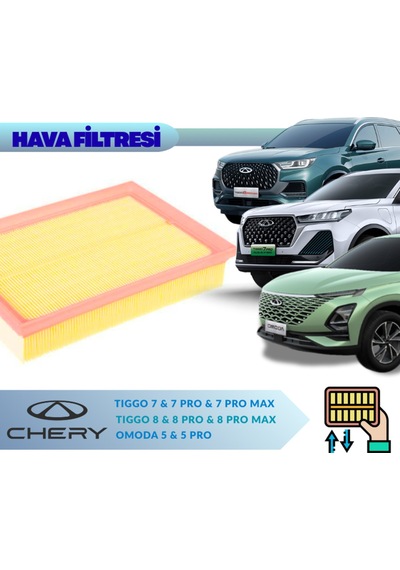 Chery - Tiggo 7 Pro Max & 8 Pro Max Omoda 5 & Pro Uyumlu Hava Filtresi