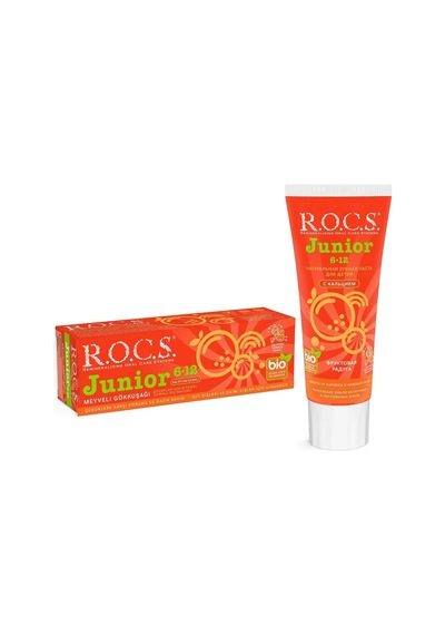 .junior Diş Macunu 6-12 Yaş 60 Ml Meyveli Gökkuşağı Çok Renkli
