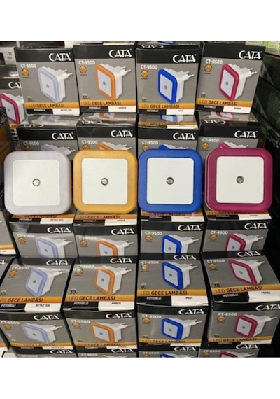 Cata Ct-9500 Fotoselli Gece Lambası Çok Renkli