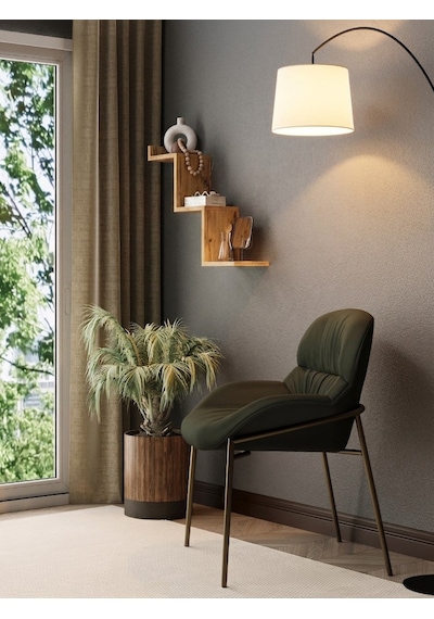 Kuzeylife Ascent Zikzak Raf Atlantik Çam Tekli Kahverengi