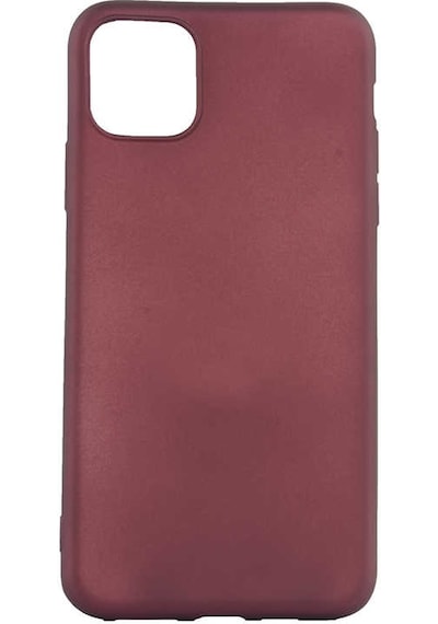 Noktaks - Apple Uyumlu iPhone 11 Pro - Kılıf Mat Soft Esnek Premier Silikon Kapak - T9950 - Mürdüm Mürdüm