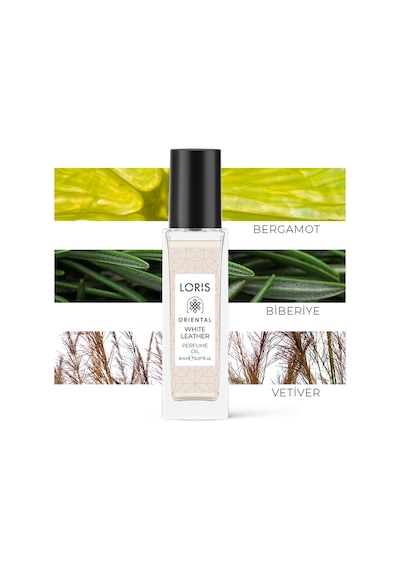Loris White Leather 8 ML Unisex Parfüm Yağı Natural Oil Oryantal