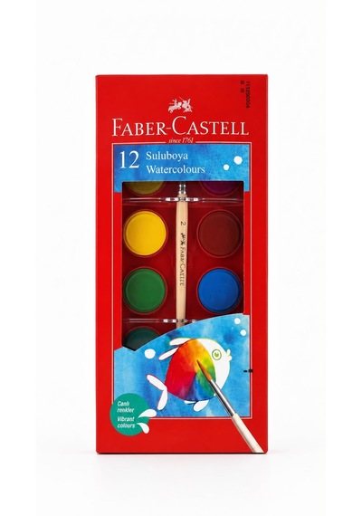Faber-castell Okul Boyama Kırtasiye Seti 12 Li Boyalar Kalem Silgi Pritt Kalemlik Uçlu Kalem Faber-castell Okul Boyama Kırtasiye Seti 12 Li Boyalar Kalem Silgi Pritt Kalemlik Uçlu Kalem