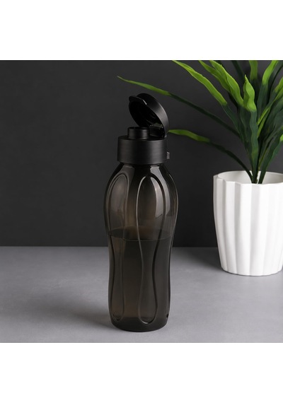 Pratik Kapaklı Spor Matara 750 Ml, Günlük Kullanım İçin Taşınabilir Su Şişesi, Renk Seçenekli Siyah Çok Renkli