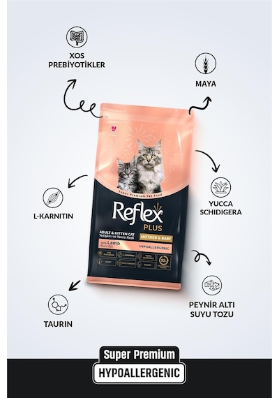 Plus Anne&bebek Kuzulu Ve Pirinçli Kedi Maması 1.5 Kg