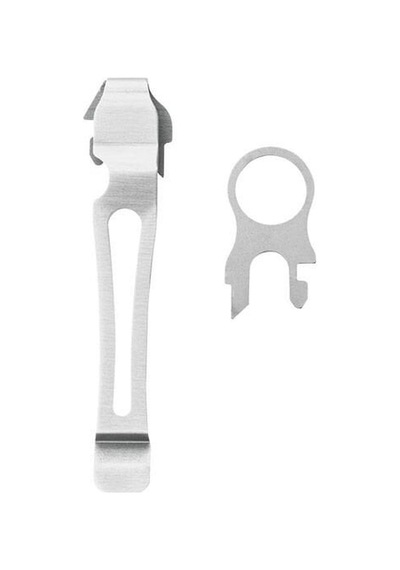Leatherman Kamp Cep Klipsi Ve Kordon Halkası Gri