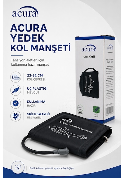 Acura Ac-20 Yedek Kol Manşeti 22-32cm