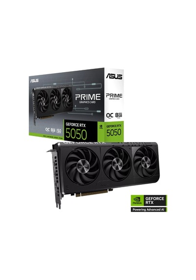 Asus Geforce Prıme-rtx5050-o8g 8gb Gddr6 128bıt 1xhdmı 3xdp Ekran Kartı