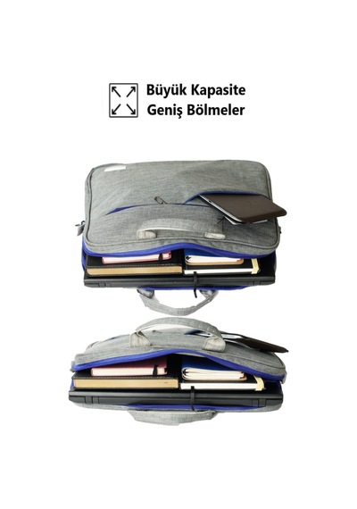 Vegmann Av6900 Gri  15.6 Inç Uyumlu Laptop Evrak Çantası Gri