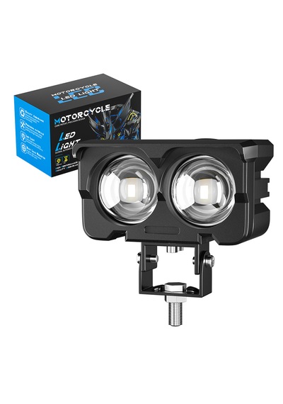 Motosiklet Led Sis Farı 2 Adet Set Metal Kasa Baykuş Model