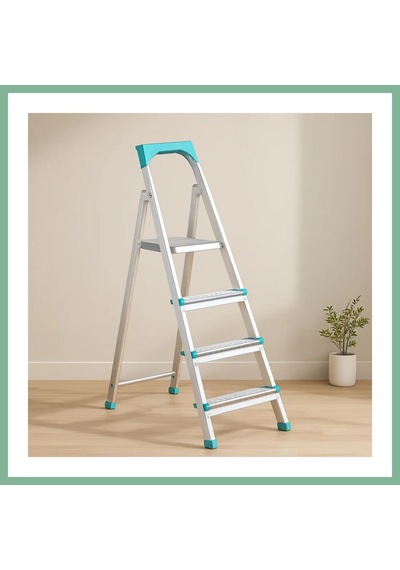 Bşkvirgo 3+1 Basamaklı Metal Merdiven 82 Cm 120 Kg Bsk2026 Standart