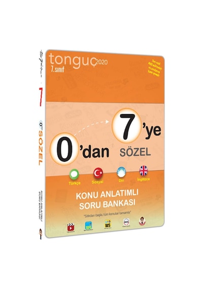 Tonguç Akademi 0 Dan 7 Ye Sözel Konu Anlatımlı Soru Bankası
