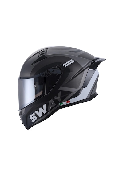Kask Sway Sw 869 Faster Full Face Siyah/gri