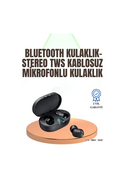 Myceshop Kablosuz Kulak İçi Bluetooth Kulaklık Stereo Dokunmatik 183509 Kontrollü Kulaklık Renkli