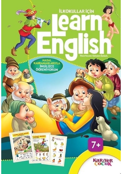 İlkokullar İçin Learn English-Yeşil- Kariyer Çocuk