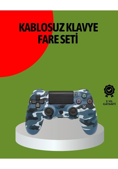 Buğz Ps4 Kablosuz Oyun Kolu Gecikmesiz Bağlantılı Ergonomik Tasarımlı