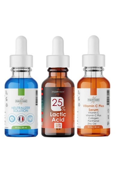Cilt Morlukları Giderme Laktik Asit %25 Peeling Set 90 Ml