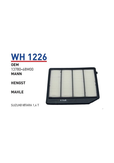 WUNDER WH1226 HAVA FİLTRESİ - SUZUKi ViTARA 1,4 T