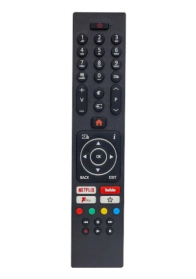 Vestel Uyumlu Netflix-Youtube-Play Tuşlu Led Tv Kumanda Rc43137-30101403
