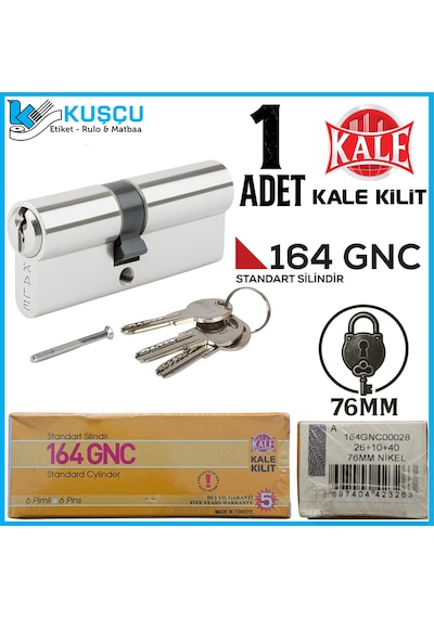 164 Gnc 76 Mm Nikel Barel Standart Silindir