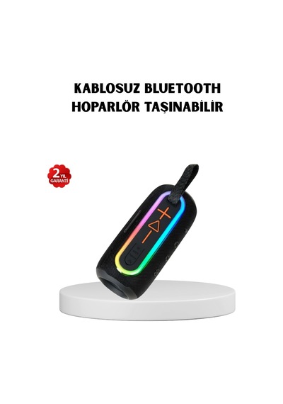 Mey İthalat Kablosuz Hoparlör Bluetooth 5.1, Güçlü Bas Ve 10 Metre Menzil