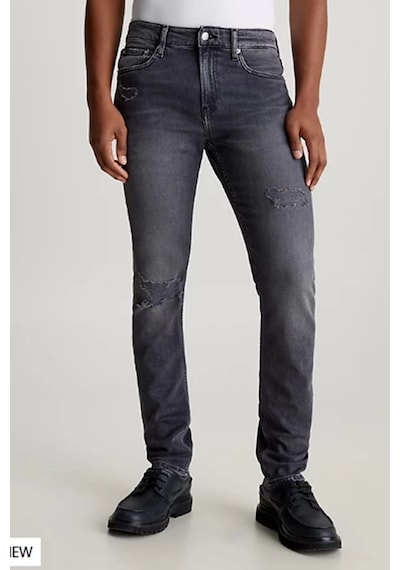 Calvin Klein Erkek Kot Pantolon Açık Gri