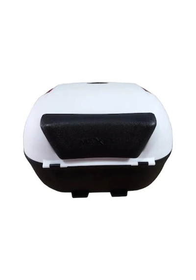Motosiklet Arka Çantası Beyaz 35 Litre Full Motor Çanta Sl-35