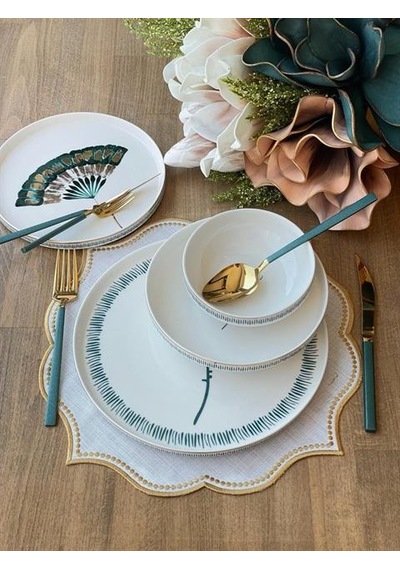 Pure Bone Modern Grace 24 Parça 6 Kişilik Renkli