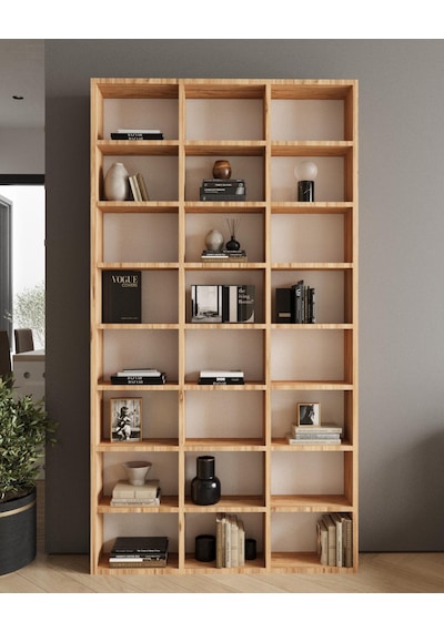 Albefa 109zeynep 24 Raflı Çok Amaçlı Dolap - Kitaplık Atlantik Çam