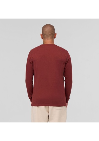 Columbia Csc M Basic Sm Logo Ls Tee Bordo Erkek Outdoor Tshirt Cs0354