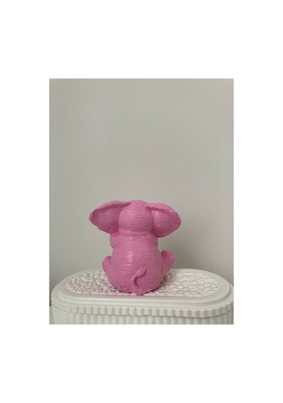 Dekoratif Masa Süsü Sevimli Hediyelik Fil Pembe
