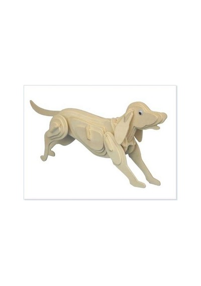 3D Ahşap Puzzle -  Köpek