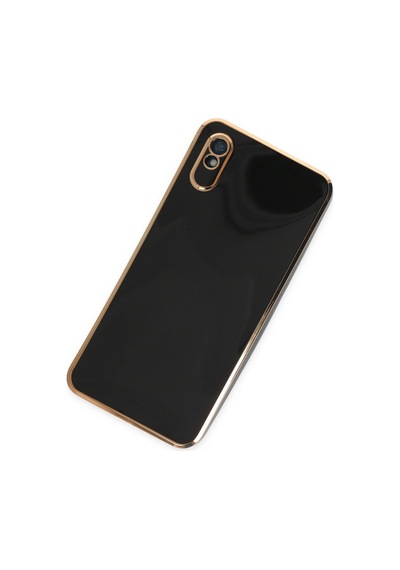 Xiaomi Redmi 9a Uyumlu Kılıf Volet Silikon - Siyah