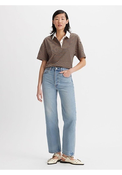 Levi's Ribcage Straight Ankle Kadın Jean Pantolon - Lets Share-2657 Med İndigo - Flat Finish Levi's Ribcage Straight Ankle Kadın Jean Pantolon - Lets Share-2657 Med İndigo - Flat Finish