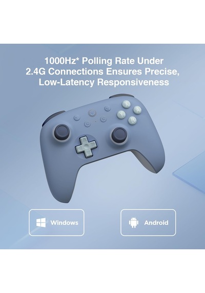 Ultimate 2c Wireless Controller For Windows Pc And Android, With 1000hz Polling Rate, Hall Effect Joysticks And Hall Triggers, And Remappable L4/r4 Bumpers, Turbo Function Dark Blue Diğer Ultimate 2c Wireless Controller For Windows Pc And Android, With 1000hz Polling Rate, Hall Effect Joysticks And Hall Triggers, And Remappable L4/r4 Bumpers, Turbo Function Dark Blue Diğer