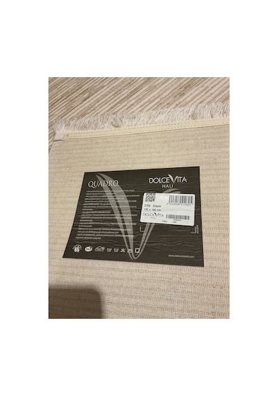 Quadro 3706 Krem Halı Çok Renkli