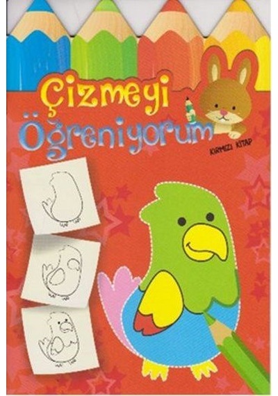Çizmeyi Öğreniyorum-Kırmızı Kitap- Parıltı Yayınları