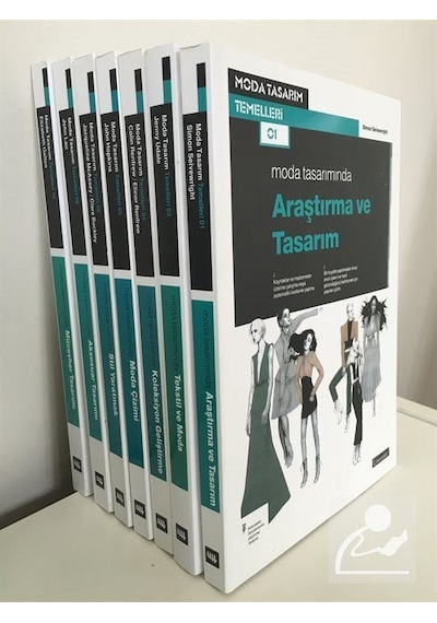 Moda Tasarım Temelleri Seti - 10 Kitap Takım Kutulu - Clare Buckley -  John Hopkins - Literatür Yayıncılık