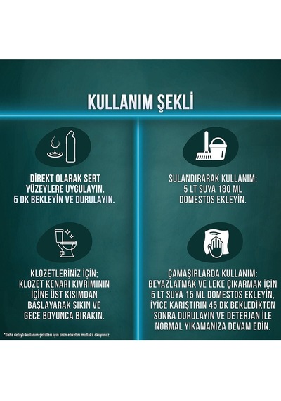 Yoğun Kıvamlı Çamaşır Suyu Dağ Esintisi 806 Gr Dmsts Diğer