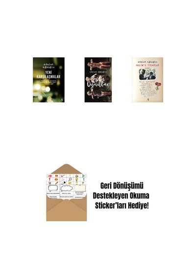 Yeni Karşılaşmalar + Toplu Oyunlar Ciltli + Halim'e İthaflar + Okuma Sticker'ları