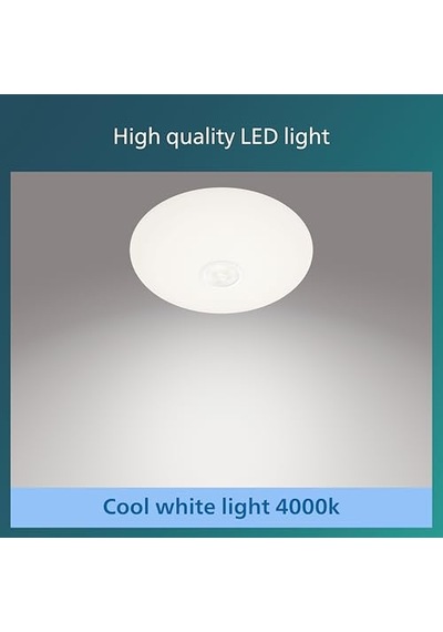 Mauve Hareket Sensörlü Yuvarlak Tavan Lambası 6w 4000k Gün Işığı Enerji Sınıfı E 01G Taba