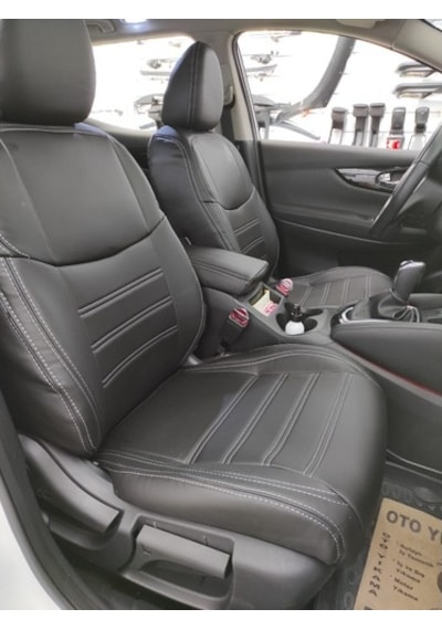 Nissan Qashqai Araca Özel Deri Oto Koltuk Kılıfı (489615520)