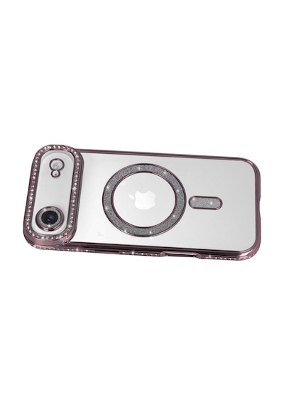 Apple Uyumlu iPhone 17 Air Uyumlu Joke Simli Magneticsafe Kılıf - Pembe
