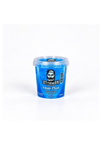 Ottoman Kasırga Hair Gel Islak Sert Saç Jölesi 150 Ml Mavi Güçlü Tutuş Parlak Görünüm 1 Adet