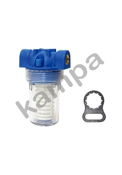 Aquafer 5'' Yıkanabilir Filtre 1-2 İnc 100 Micron Su Süzme Filtre