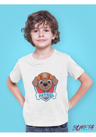 Bumeta Cesur Denizci Zuma Paw Patrol Çocuk Tişört T-shirt Beyaz