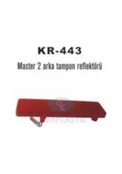 Kaya Arka Tampon Reflektörü Sağ-sol Master Iı 01 Movano Iı 01 Trafıc Iı 06 Vıvaro 06 IS00-KAYA KR443